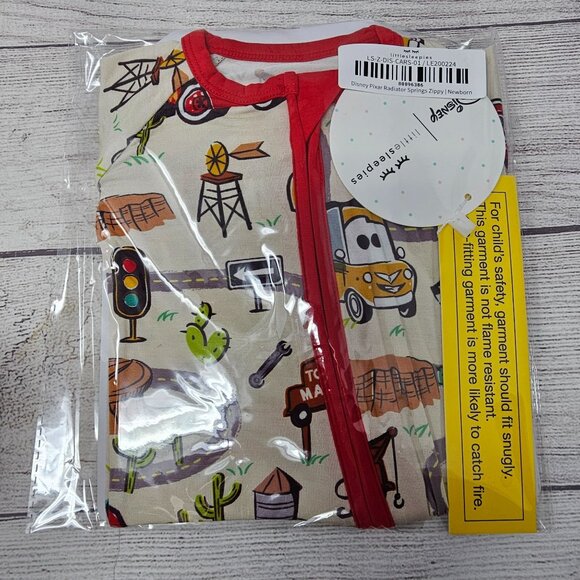 NIB Little Sleepies Disney Pixar Radiator Springs Zippy Size Newborn